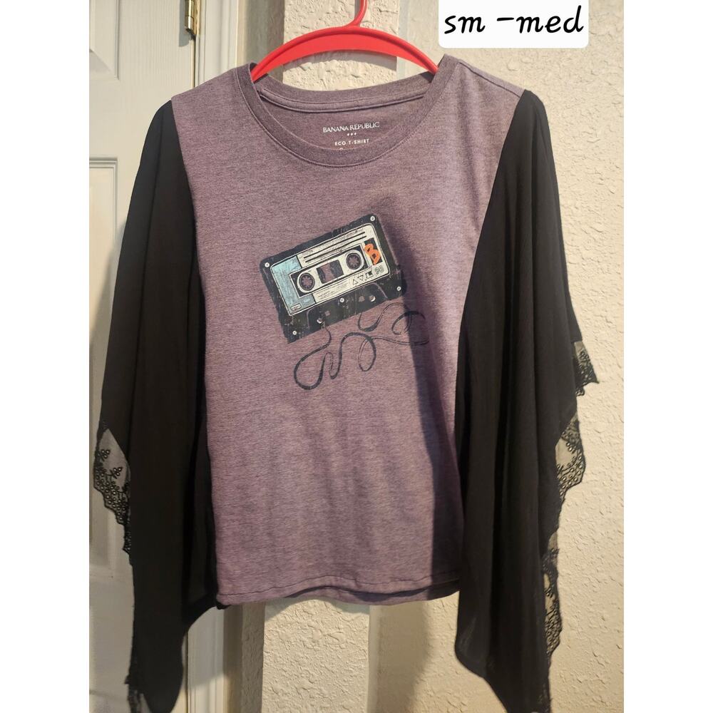 Upcycled Rework Boho Banana Republic T-Shirt